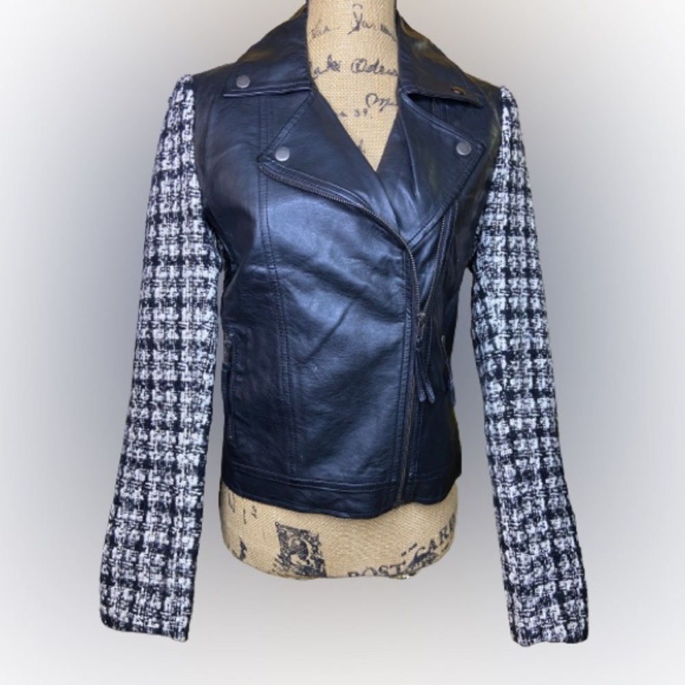 Romeo & Juliet Couture Faux Leather Moto Jacket Women's